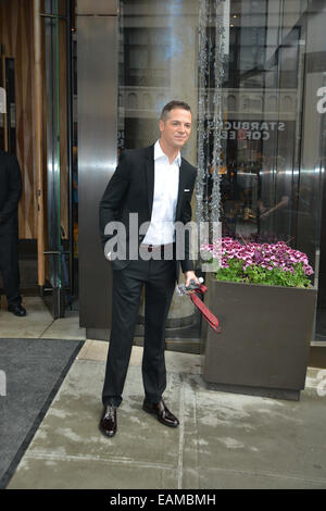 New York Candids avec : Jason Kennedy Où : Manhattan, New York, United States Quand : 15 mai 2014 Banque D'Images