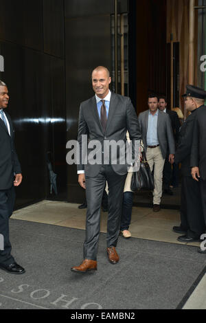 New York Candids avec : Nigel Barker Où : Manhattan, New York, United States Quand : 15 mai 2014 Banque D'Images