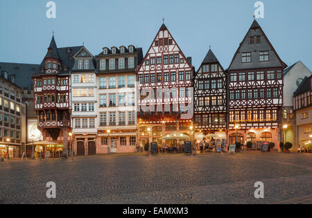 Romerberg, Frankfurt am Main, Hessen, Allemagne Banque D'Images