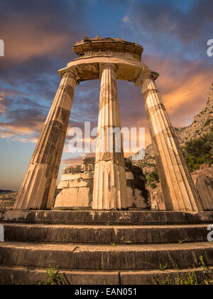 Tholos de Delphes, Grèce Banque D'Images