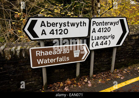 Pays de Galles près de Devils Bridge Aberyswyth Ceredigion Banque D'Images