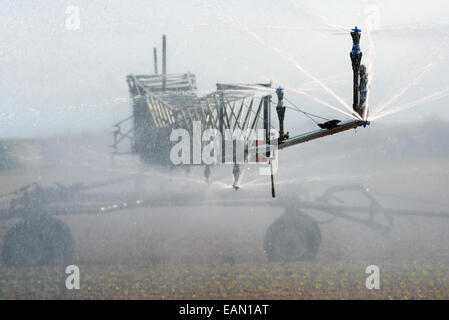 Briggs système d'irrigation automoteur Banque D'Images