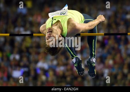 Bruxelles, Belgique. 05 Sep, 2014. L'athlétisme de l'IAAF Memorial Van Damme réunion. Ivan Ukhov (RUS) - saut © Plus Sport Action/Alamy Live News Banque D'Images