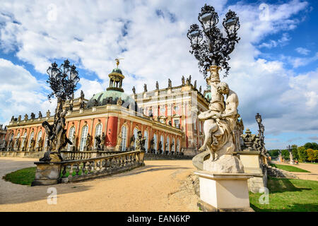 Neues Palais à Potsdam, en Allemagne. Banque D'Images