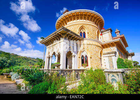 Sintra, Portugal au Palais Monseratte. Banque D'Images