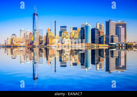 La ville de New York, USA city skyline de Manhattan.