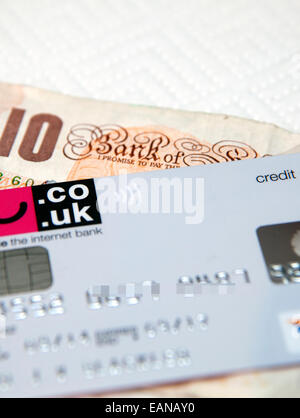 Symbole de paiement sans contact sur carte bancaire, Londres Banque D'Images