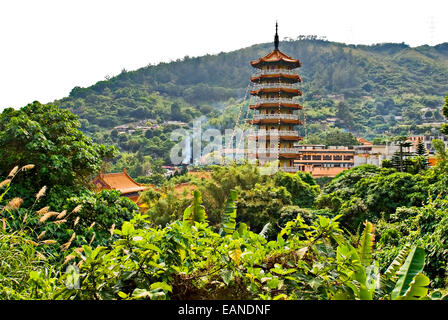 Monastère de l'ouest à Tsuen Wan, Hong Kong. Banque D'Images