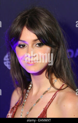 Théâtre d'Etat, 49 Market Street, Sydney, NSW, Australie. Unbroken comédienne Sophie Dalah arrive sur le tapis rouge pour la première mondiale de "Unbroken". Crédit : Copyright 2014 Richard Milnes/Alamy Live News Banque D'Images