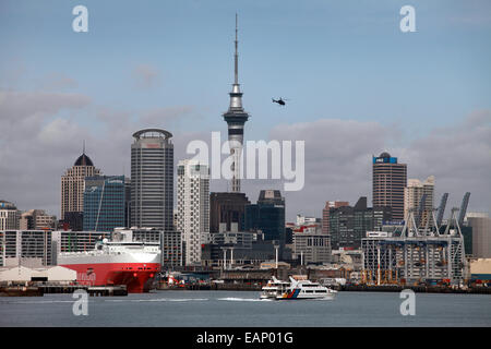 Vue sur Auckland, Nouvelle-Zélande. Banque D'Images