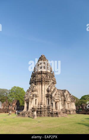 La tour principale du temple Prasat Hin Phimai, Thaïlande Banque D'Images