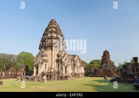 La tour principale du temple Prasat Hin Phimai, Thaïlande Banque D'Images