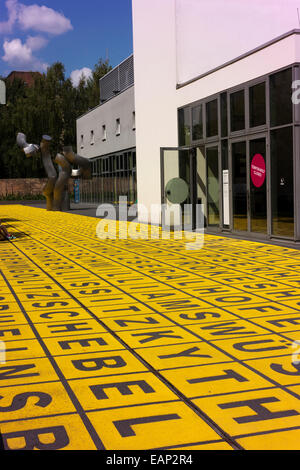 Entrée de la Berlinische Galerie, Berlin, le Musée d'Art Moderne, de photographie et d'architecture. Banque D'Images