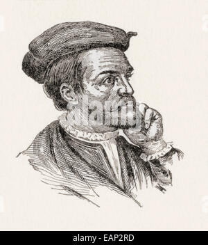 Jacques Cartier, 1491 - 1557. Navigateur et explorateur français. Banque D'Images