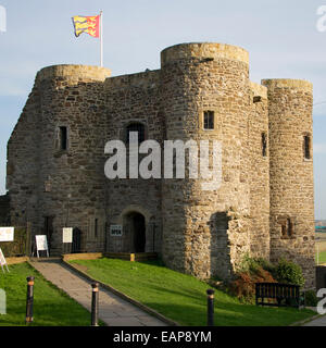 Ypres Tower, Rye château château médiéval construit en 1249 et une fois que la prison de seigle pendant 400 ans, maintenant un musée Banque D'Images