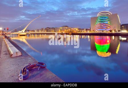 Samuel Beckett Bridge à Dublin Banque D'Images