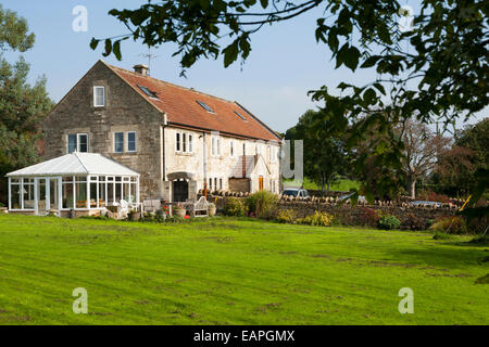 Ferme / ferme convertie / conversion en maison intérieur / Résidentiel Accueil / résidence offrant bed and breakfast B&B Banque D'Images