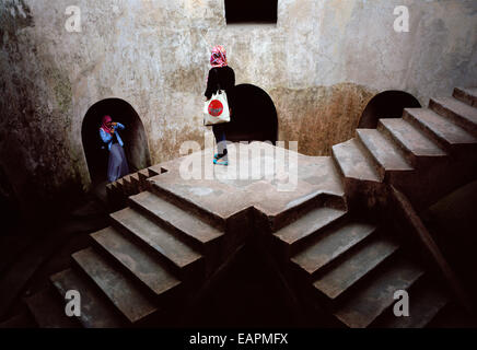 Mosquée souterraine Sumur Gumuling dans le complexe Taman Sari à Yogyakarta en Java en Indonésie en Asie du Sud-Est Extrême-Orient. Tourisme Tourisme Voyage Site Banque D'Images