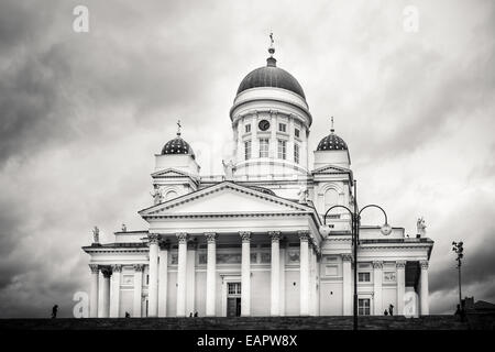 Cathédrale d'Helsinki situé dans le centre de Helsinki, Finlande. Banque D'Images