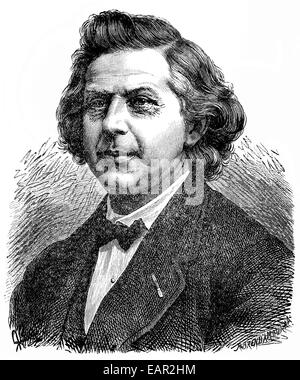 Niels Wilhelm Gade, 1817-1890, compositeur et chef d'orchestre danois, Portrait von Niels Wilhelm Gade, 1817 - 1890, ein dänischer Kompon Banque D'Images