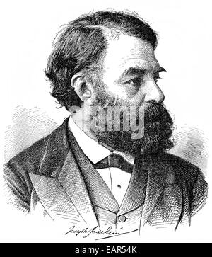 Joseph Joachim, le violoniste Hongrois, 1831-1907, chef d'orchestre et compositeur, Portrait von Joseph Joachim, 1831-1907, ein ungarischer Banque D'Images