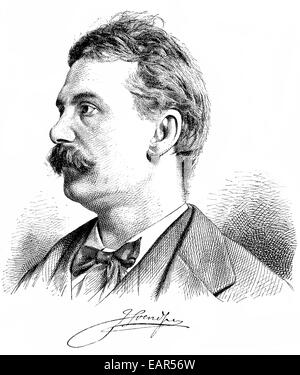 Johan Severin Svendsen, 1840-1911, compositeur norvégien , Portrait von Johan Severin Svendsen, 1840 - 1911, ein norwegischer Kompo Banque D'Images