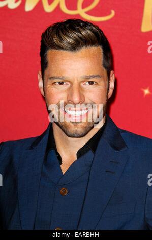 La figure de cire de Ricky Martin RICKY MARTIN DÉVOILE LA FIGURE DE CIRE chez Madame Tussauds Las Vegas 19/11/2014 Las Vegas/photo alliance Banque D'Images