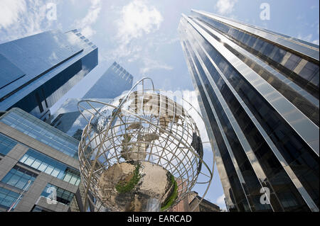 Gratte-ciel à Columbus Circle, Manhattan, New York City, New York, United States Banque D'Images
