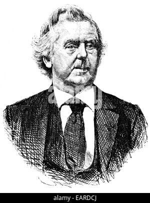 Niels Wilhelm Gade, 1817-1890, compositeur et chef d'orchestre danois, Portrait von Niels Wilhelm Gade, 1817 - 1890, ein dänischer Kompon Banque D'Images