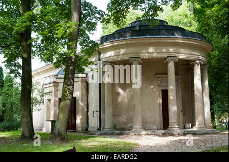 Temple de Diana, Parc Arkadia, Gmina Nieborow, comté de Lowicz, Voïvodie de Lodz, Pologne Banque D'Images