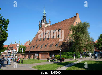 Grand moulin à farine, Gdansk, en voïvodie de, Pologne Banque D'Images