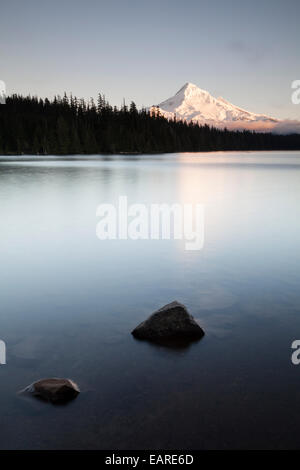 Lac Perdu avec mount hood, Hood River, Oregon, united states Banque D'Images