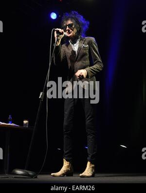 L'original "punk britannique poète' John Cooper Clarke effectue au vicaire Street... Avec : John Cooper Clarke Où : Test, l'Irlande Quand : 18 mai 2014 Banque D'Images