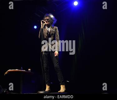 L'original "punk britannique poète' John Cooper Clarke effectue au vicaire Street... Avec : John Cooper Clarke Où : Test, l'Irlande Quand : 18 mai 2014 Banque D'Images