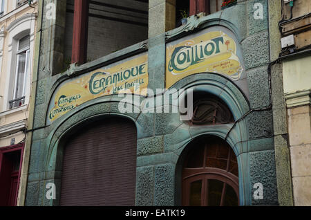 Maison Coilliot, Lille France, maison Art Nouveau par Guimard. Banque D'Images