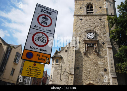 La tour Carfax Oxford Royaume-Uni Banque D'Images