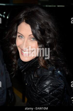 New York, NY, USA. 20 Nov, 2014. Lisa Edelstein à talk show apparition pour la célébrité Candids - THU, New York, NY 20 Novembre, 2014. Credit : Derek Storm/Everett Collection/Alamy Live News Banque D'Images