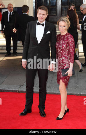Arqiva BAFTA Awards de la télévision - les arrivées au Theatre Royal Drury Lane, London Avec : Jake Humphrey Où : London, Royaume-Uni Quand : 18 mai 2014 Banque D'Images