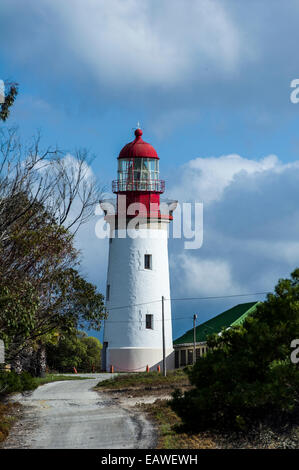 Le phare de Robben Island a été construit en 1864 au sommet de la colline de Minto. Banque D'Images