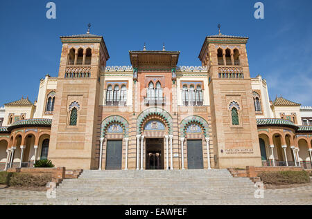 Séville - Le Musée des Arts et traditions populaires (Musée de Artes y Costumbres Populares) Banque D'Images