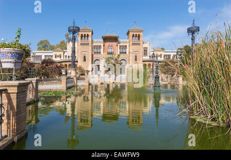 Séville - Le Musée des Arts et traditions populaires (Musée de Artes y Costumbres Populares) Banque D'Images