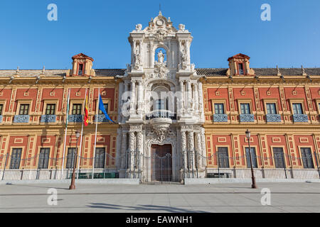 Séville - Le Palais de San Telmo (Palacio San Telmo) Banque D'Images