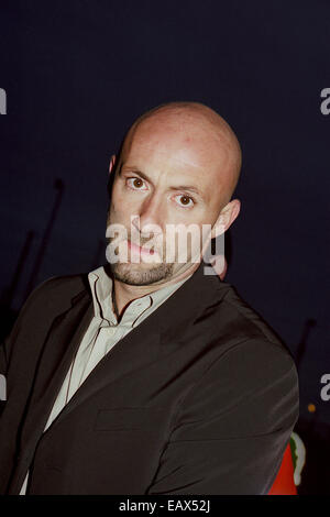 Fabien Barthez avant Manchester United's home match contre Leeds United à Old Trafford, Manchester, 21 octobre 2000. Banque D'Images