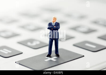 Businessman de figurine Banque D'Images