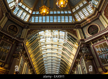 Leadenhall Market dans la ville de Londres Banque D'Images