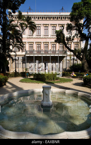 Musée de la république à Catete, Rio de Janeiro, Brésil. Banque D'Images