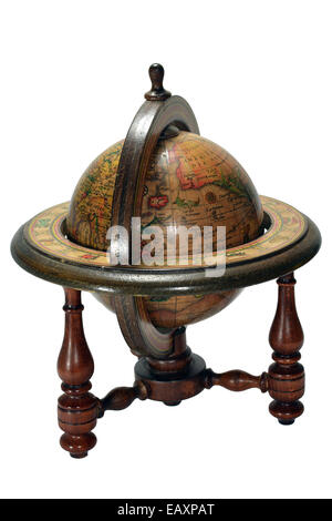 Old globe faite en 1963 en Espagne. Banque D'Images