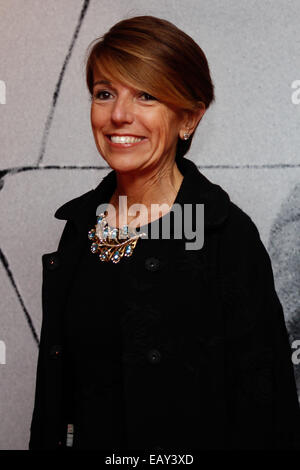 Turin, Italie. 21 Nov, 2014. Patrizia Sandretto Re Rebaudengo sur le tapis rouge à l'ouverture de la 32e Festival du Film de Turin. Crédit : Elena Aquila/Pacific Press/Alamy Live News Banque D'Images