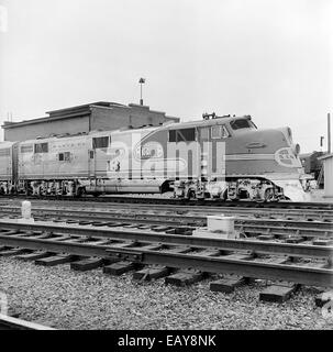 [Atchison, Topeka et Santa Fe, Diesel Locomotive électrique-no 13] [Atchison, Topeka et Santa Fe, Diesel Locomotive électrique-no 13] Banque D'Images