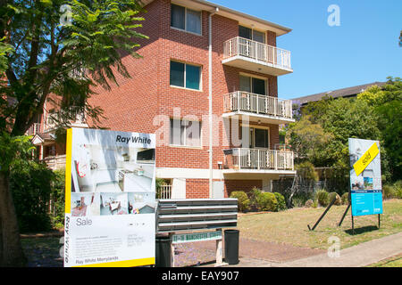 Appartement dans immeuble Merrylands dans l'ouest de Sydney, Australie Banque D'Images